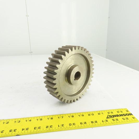 37 Tooth External Tooth Spur Gear 20° Degree Pitch 1" Bore 6-1/2" OD 1-3/4" W