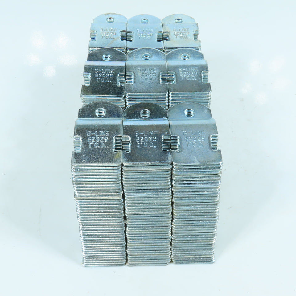 B-Line B2029 3/4" STD 1" OD Standard Steel Conduit Strut Pipe Clamp Lot/187
