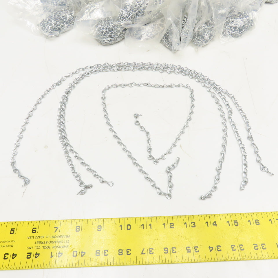 #16 Single Jack Chain .63" Wire Precut Length 27" Huge Lot Of 600+
