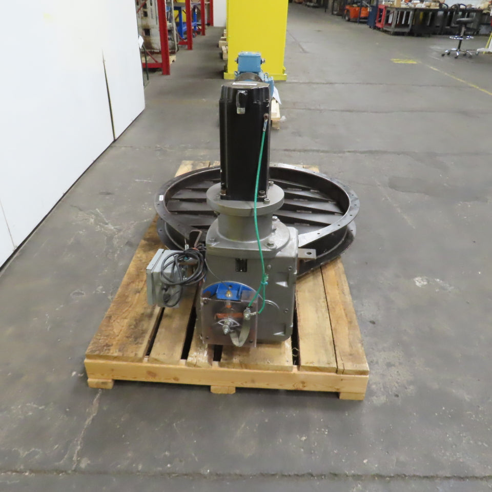 Servo Actuated Damper Butterfly Valve 480V 3PH W/VPL-B1654B-PJ12AA Tested