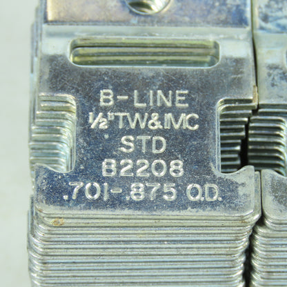 B-Line B2208 1/2" TW & IMC Standard Steel Conduit Strut Pipe Clamp Lot of 59