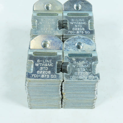 B-Line B2208 1/2" TW & IMC Standard Steel Conduit Strut Pipe Clamp Lot of 59