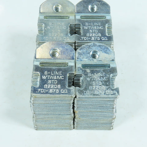B-Line B2208 1/2" TW & IMC Standard Steel Conduit Strut Pipe Clamp Lot of 59