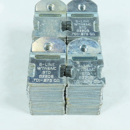 B-Line B2208 1/2" TW & IMC Standard Steel Conduit Strut Pipe Clamp Lot of 59