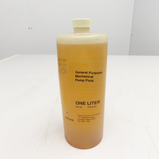 Varian K7516-301 Direct Drive Mechanical Vacuum Pump Fluid 1Liter