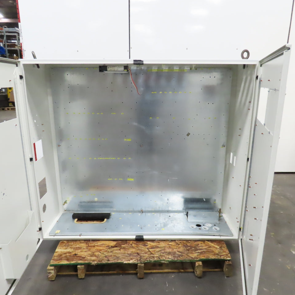 47" x 55" x 15" Hinged Double Door Electrical Enclosure W/Backplate
