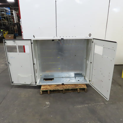 47" x 55" x 15" Hinged Double Door Electrical Enclosure W/Backplate