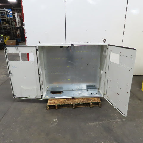 47" x 55" x 15" Hinged Double Door Electrical Enclosure W/Backplate