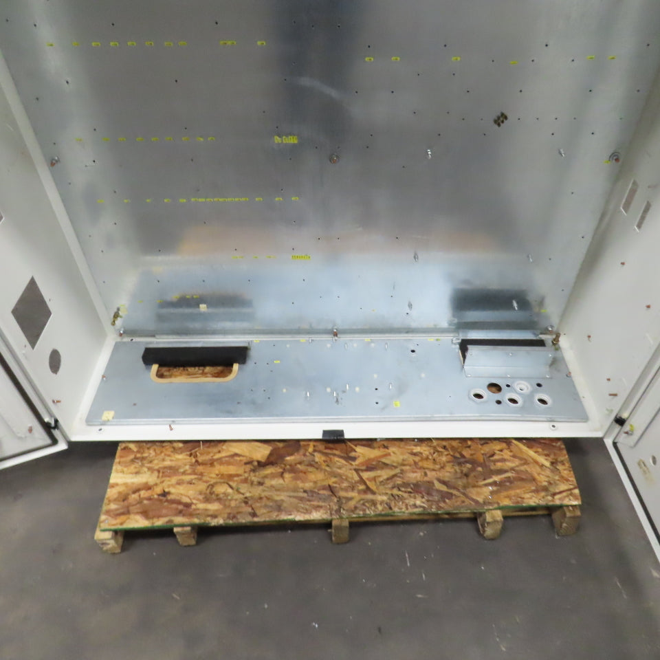 47" x 55" x 15" Hinged Double Door Electrical Enclosure W/Backplate