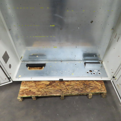 47" x 55" x 15" Hinged Double Door Electrical Enclosure W/Backplate