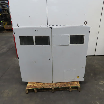 47" x 55" x 15" Hinged Double Door Electrical Enclosure W/Backplate