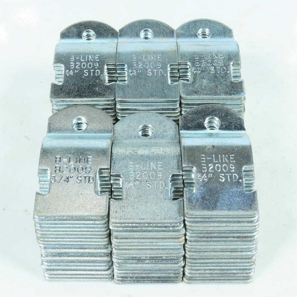 B-Line B2009 3/8" STD Rigid Steel Conduit Strut Pipe Clamp Lot of 66