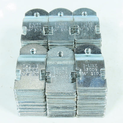 B-Line B2009 3/8" STD Rigid Steel Conduit Strut Pipe Clamp Lot of 66