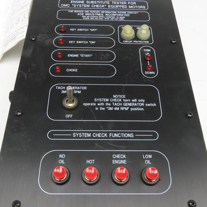 Ace Industries 240-00947-A Marine Engine Substitute Tester OMC Johnson Evinrude