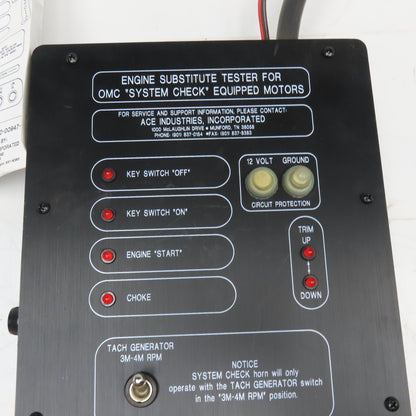Ace Industries 240-00947-A Marine Engine Substitute Tester OMC Johnson Evinrude