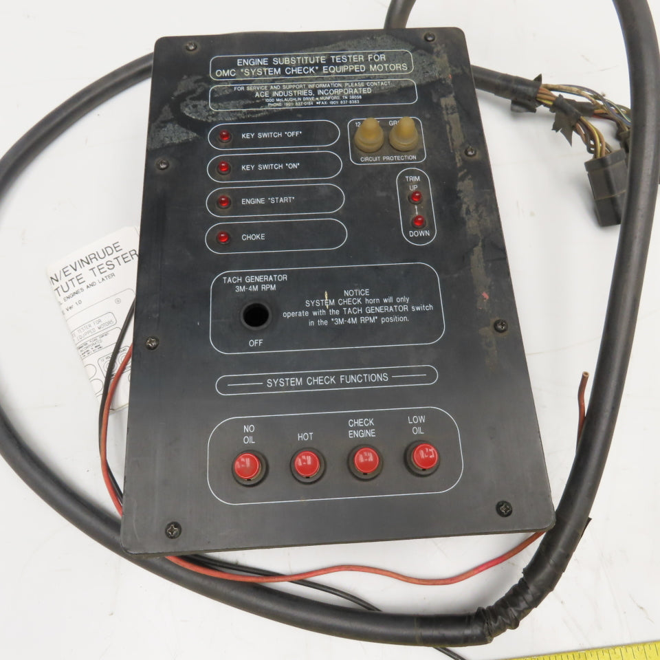 Ace Industries 240-00947-A Marine Engine Substitute Tester OMC Johnson Evinrude