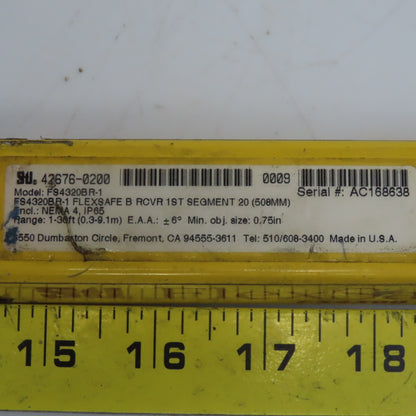 STI 42676-0200 F943200BR-1 20" Flex-Safe Light Safety Curtain Receiver