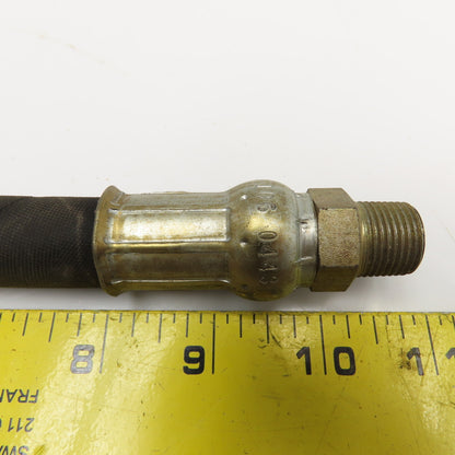Aeroquip 3/8" (-6) Male NPSM x 3/4" (-8) Male JIC Hose Assembly 42" OAL