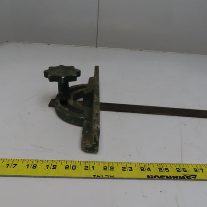 10-3/8x1-3/4" Table Saw/Band Saw Miter Gauge Cast Aluminum 1.00"W x .195 T Rail