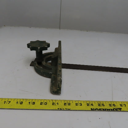 10-3/8x1-3/4" Table Saw/Band Saw Miter Gauge Cast Aluminum 1.00"W x .195 T Rail