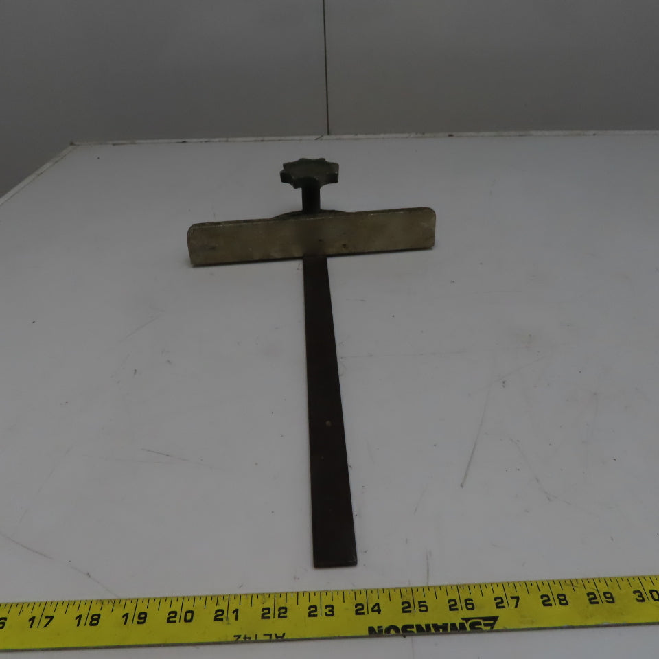 10-3/8x1-3/4" Table Saw/Band Saw Miter Gauge Cast Aluminum 1.00"W x .195 T Rail