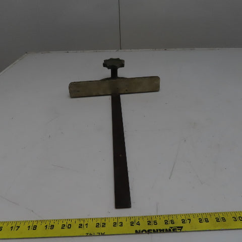 10-3/8x1-3/4" Table Saw/Band Saw Miter Gauge Cast Aluminum 1.00"W x .195 T Rail