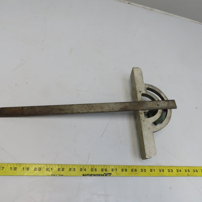 10-3/8x1-3/4" Table Saw/Band Saw Miter Gauge Cast Aluminum 1.00"W x .195 T Rail