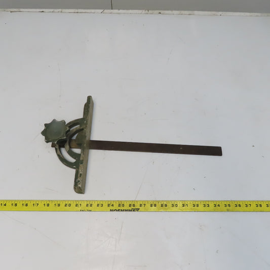 10-3/8x1-3/4" Table Saw/Band Saw Miter Gauge Cast Aluminum 1.00"W x .195 T Rail
