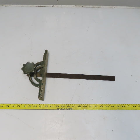 10-3/8x1-3/4" Table Saw/Band Saw Miter Gauge Cast Aluminum 1.00"W x .195 T Rail
