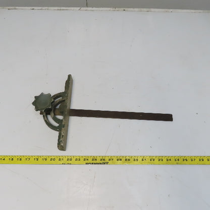 10-3/8x1-3/4" Table Saw/Band Saw Miter Gauge Cast Aluminum 1.00"W x .195 T Rail