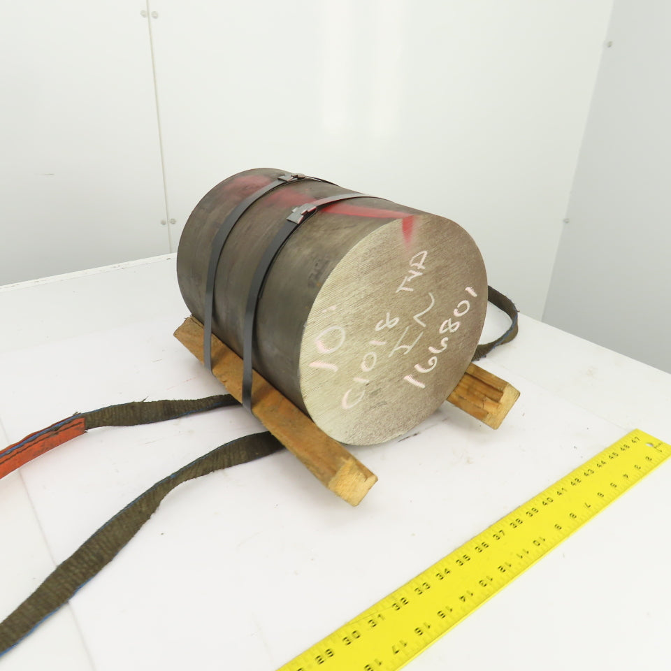 C1018 10" Diameter x 12" Long Cold Rolled Round Steel Barstock