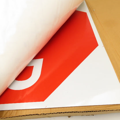 3M  STOP SIGN 30"x30" Reflective Factory Floor Wall Sticker Lot Of 7