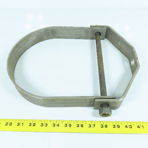 8" Steel Adjustable Clevis Pipe Hanger Lot of 4