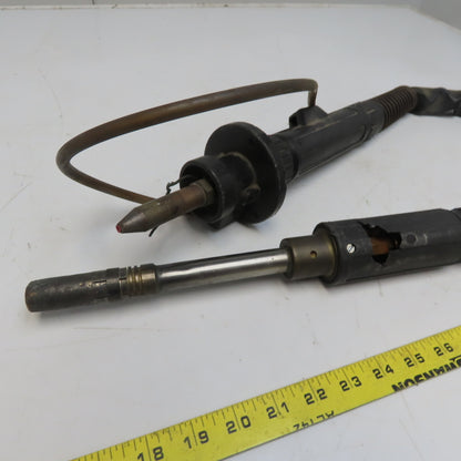 Binzel Panasonic Style Straight Automatic Welder Mig Gun Assembly Parts / Repair