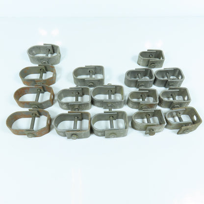 1/2", 3/4", 1" Steel Adjustable Clevis Pipe Hanger Lot of 16