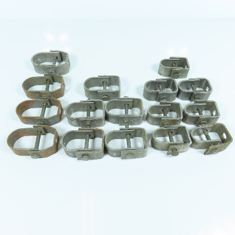 1/2", 3/4", 1" Steel Adjustable Clevis Pipe Hanger Lot of 16