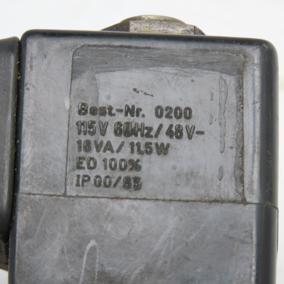 Herion 8020750 Single Solenoid Pneumatic Direction Valve 115V Coil