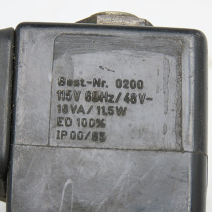 Herion 8020750 Single Solenoid Pneumatic Direction Valve 115V Coil