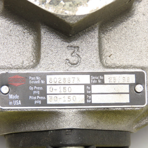 Herion 8026673 3/2 Way Solenoid Valve G3/4