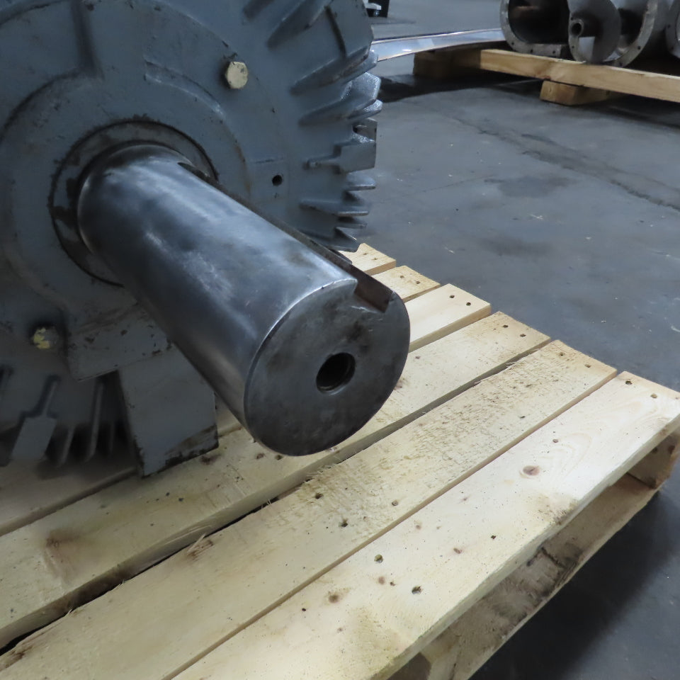Westinghouse H12506TET5 125HP AC Electric Motor 1180RPM 575V 115A 3PH 445T Frame