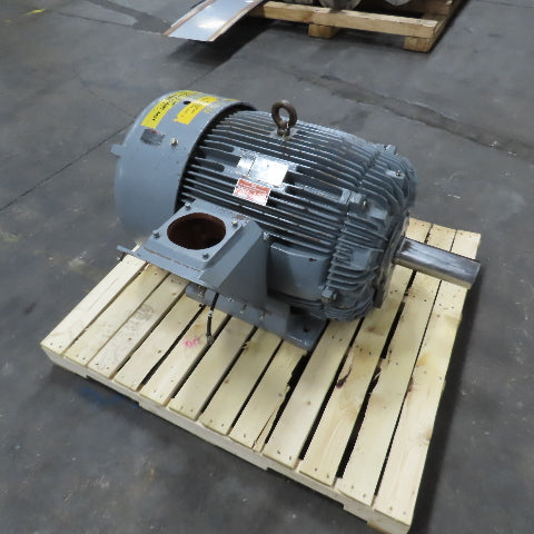 Westinghouse H12506TET5 125HP AC Electric Motor 1180RPM 575V 115A 3PH 445T Frame