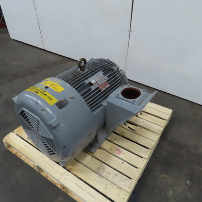 Westinghouse H12506TET5 125HP AC Electric Motor 1180RPM 575V 115A 3PH 445T Frame