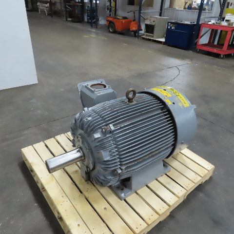 Westinghouse H12506TET5 125HP AC Electric Motor 1180RPM 575V 115A 3PH 445T Frame