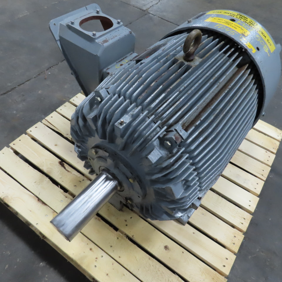 Westinghouse H12506TET5 125HP AC Electric Motor 1180RPM 575V 115A 3PH 445T Frame