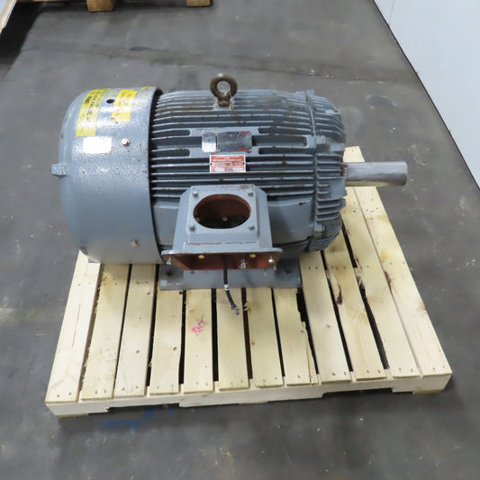 Westinghouse H12506TET5 125HP AC Electric Motor 1180RPM 575V 115A 3PH 445T Frame