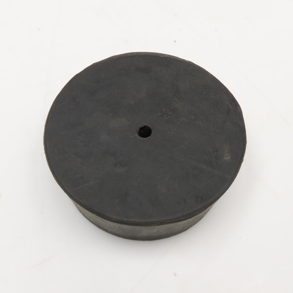 #13 Rubber Stopper 2-1/2" To 2-5/8" Diameter 1" Thick 7/32" Center Hole