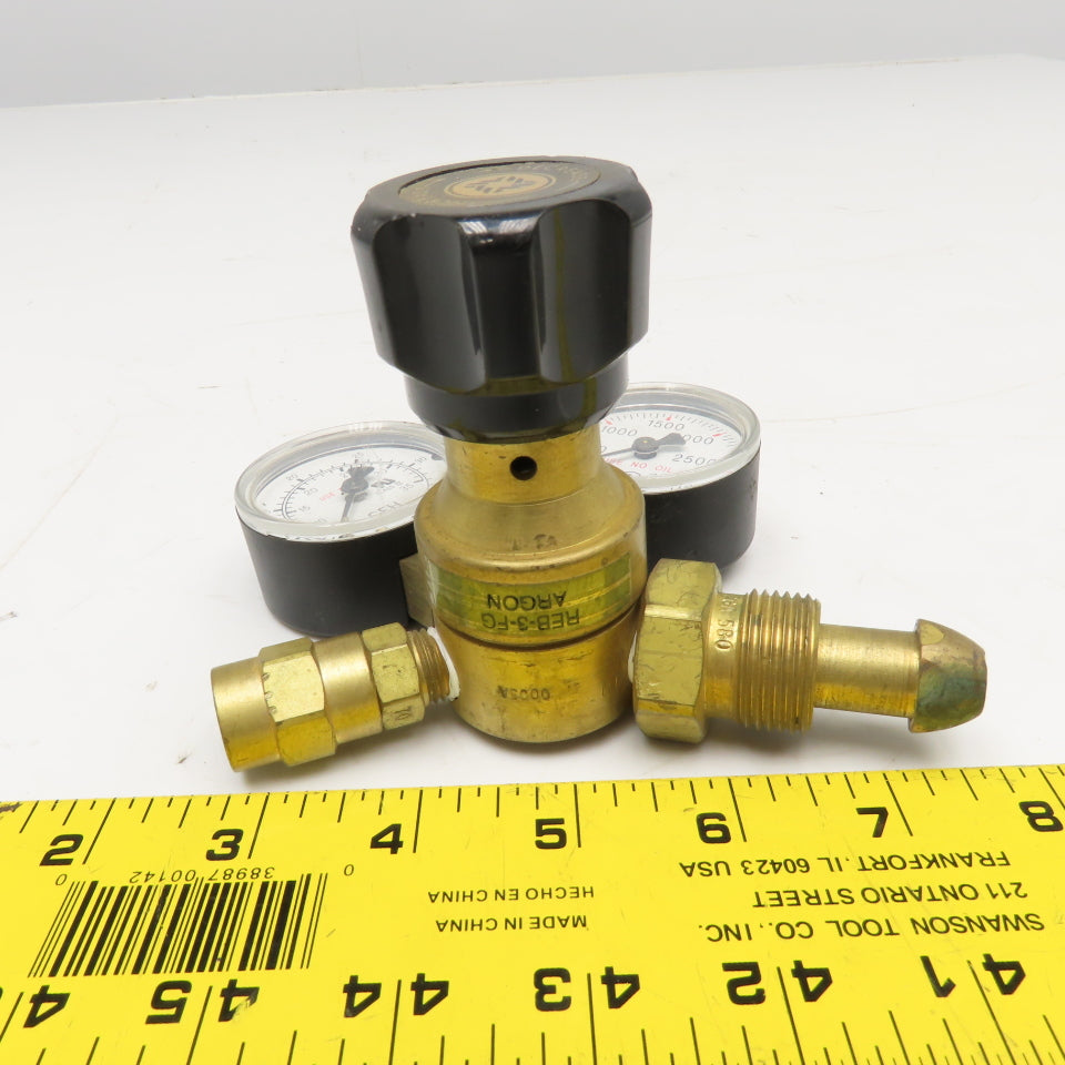 Western Enterprises REB-3-FG  Compressed Argon Gas Regulator