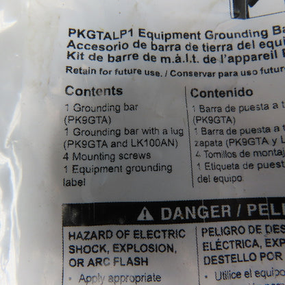 Square D PK16GTA Series 0 15 Pole Load Center Grounding Bar Kit