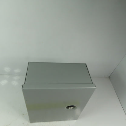 COOPER B-LINE 1084-1 10" x 8" x 4" Hinged Door Electrical Enclosure Type 1 NRW