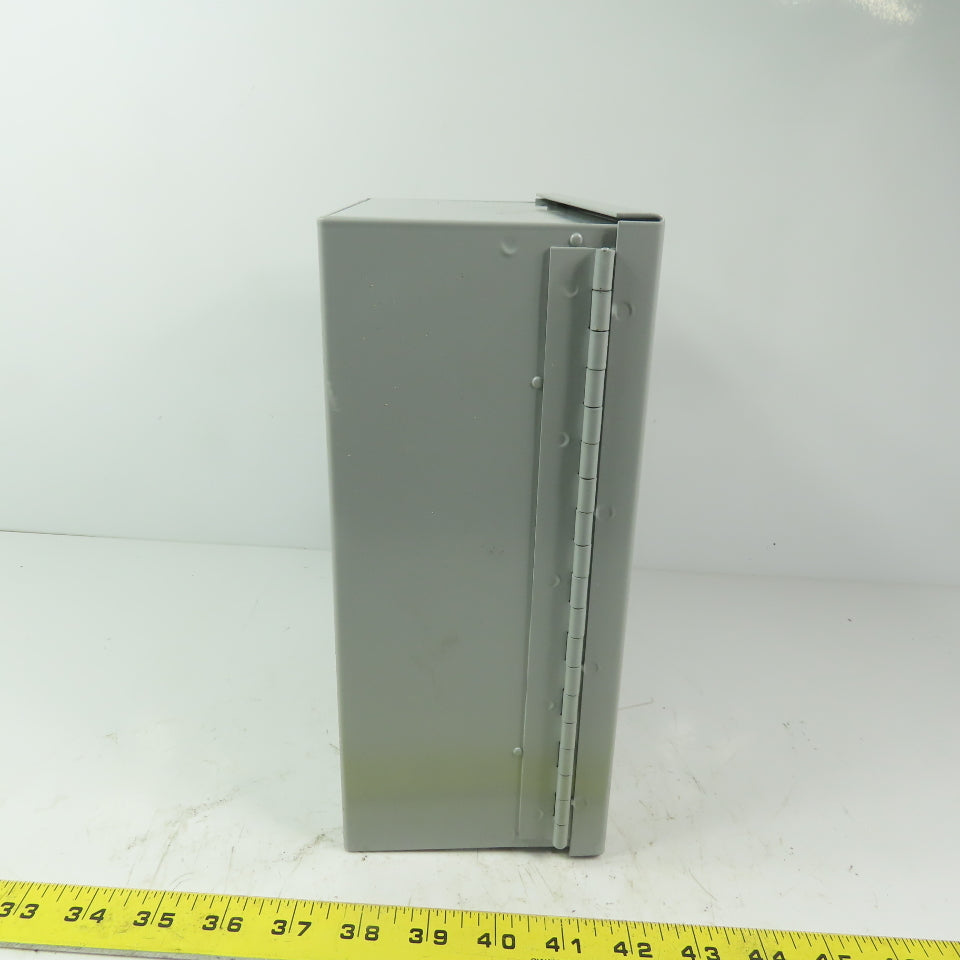 COOPER B-LINE 1084-1 10" x 8" x 4" Hinged Door Electrical Enclosure Type 1 NRW
